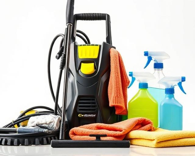 Professional cleaning equipment used by Views